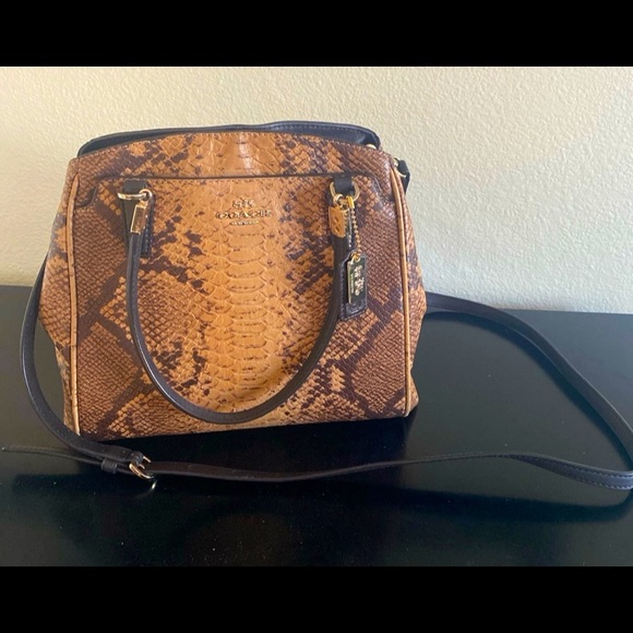 Coach Handbags - Coach Snake Print Handbag